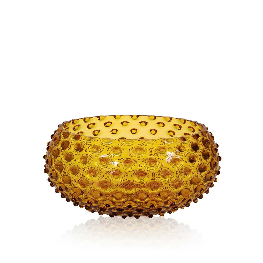 klimchi-hobnail-amber-saladier-cristal-ambre image 1