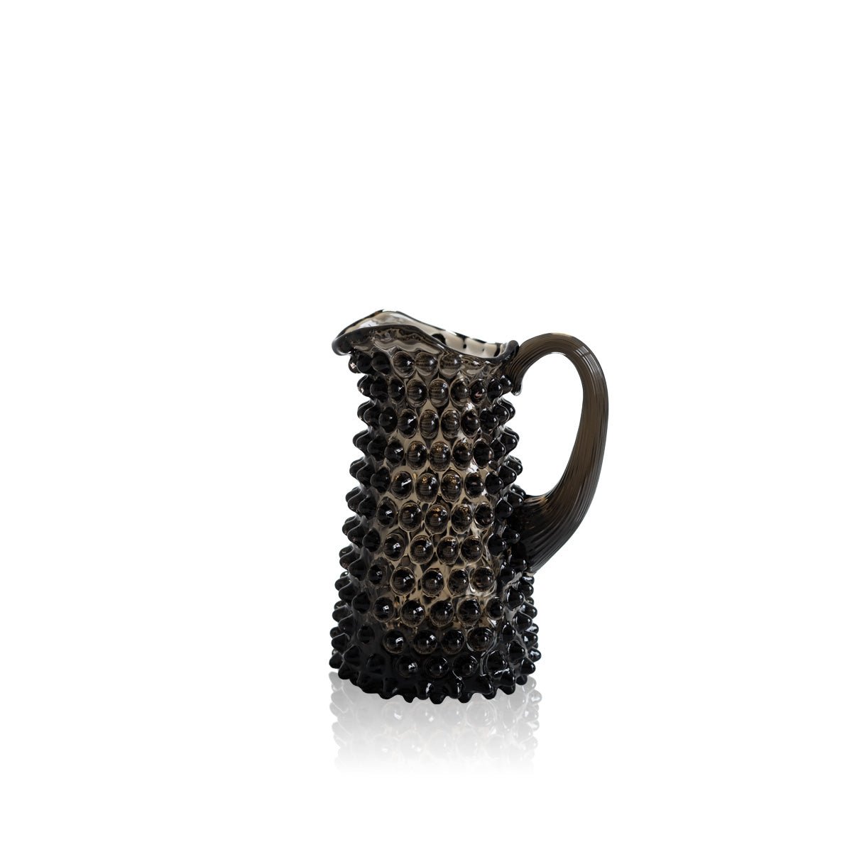 klimchi-hobnail-mini-pichet-black-smoke-350-ml image 1