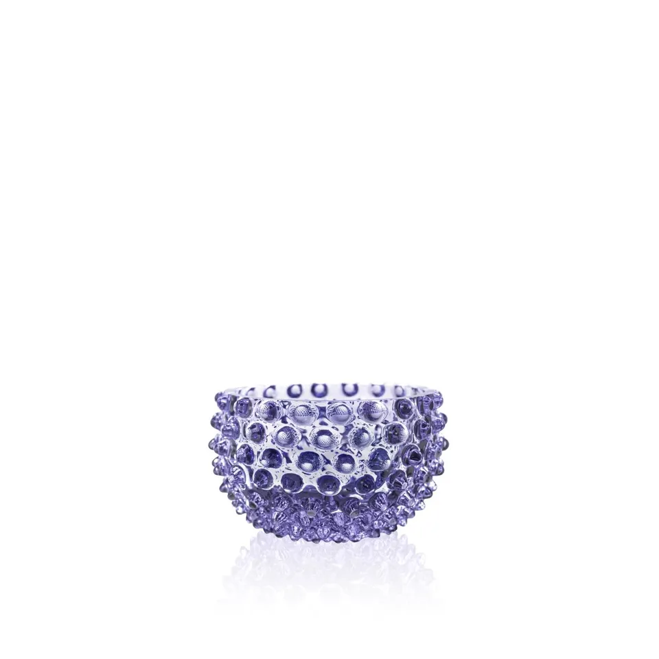 klimchi-hobnail-petit-bol-lavande-en-verre-l-unit image 1