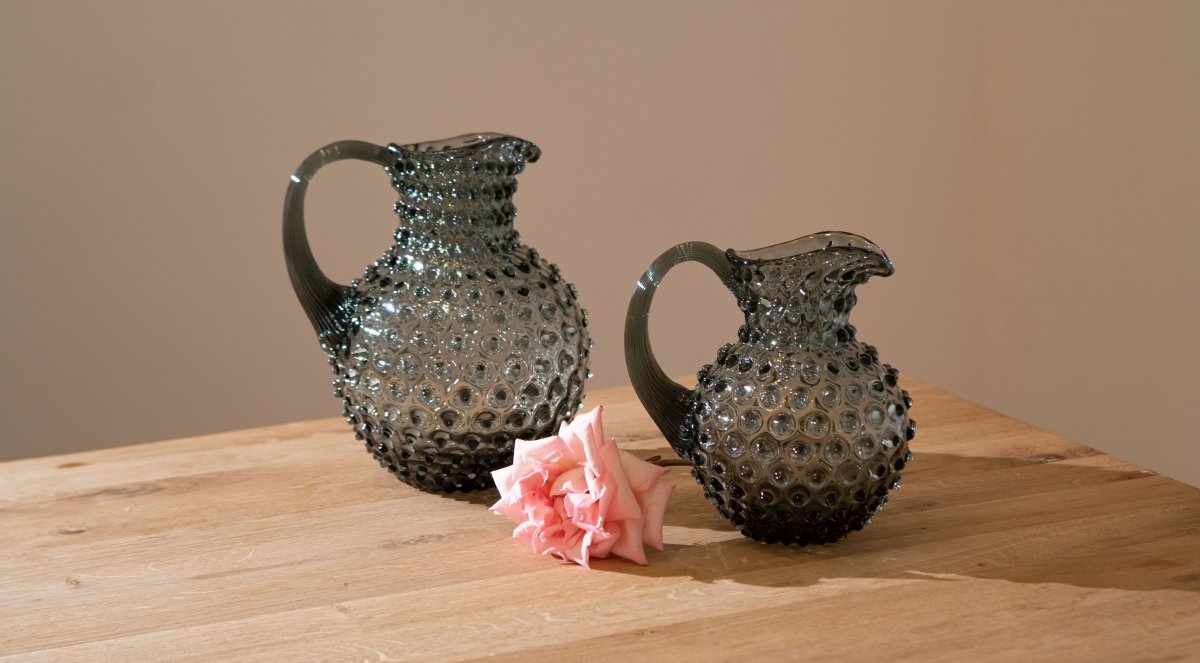 klimchi-hobnail-carafe-grise-grey-smoke-1-l image 4