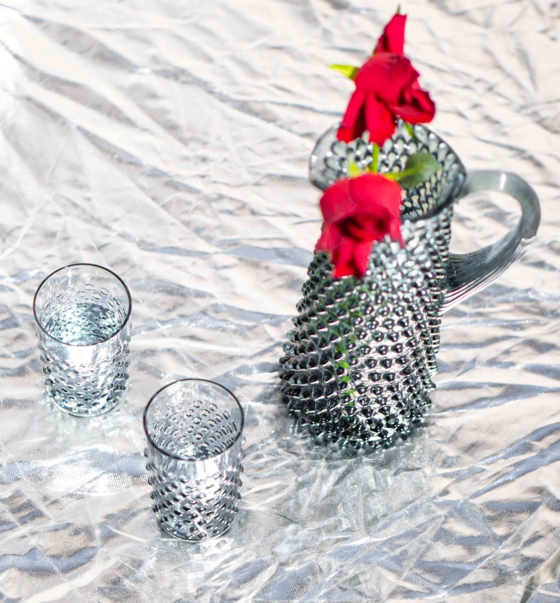 klimchi-hobnail-grey-smoke-verre-gris-200-ml-lot-de-2 image 4