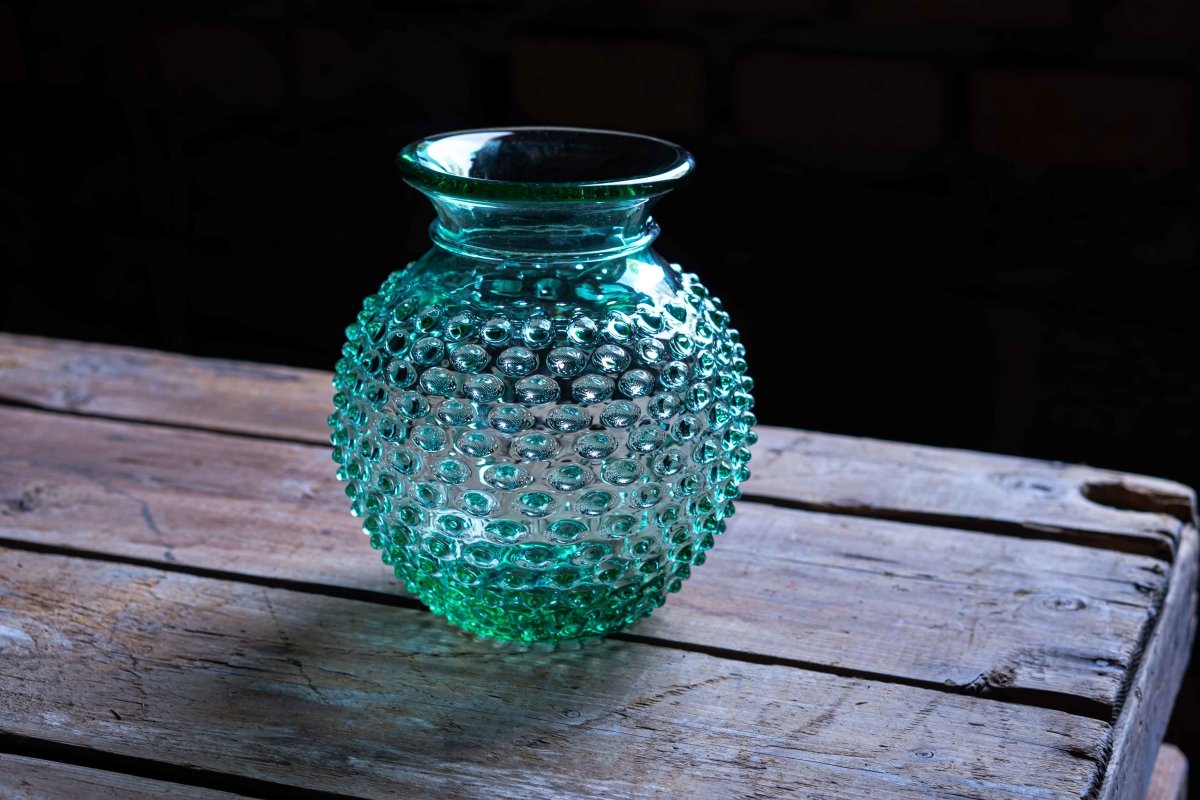 klimchi-hobnail-beryl-vase-col-vert-petit-mod-le image 4