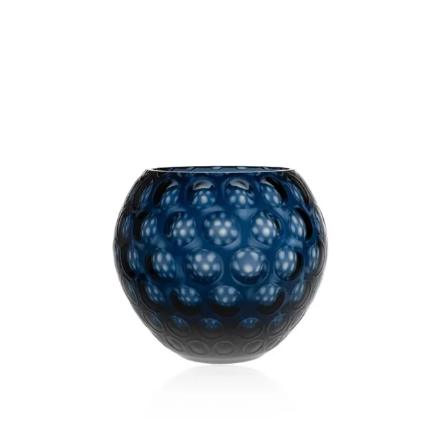 klimchi-kugel-royal-blue-petit-vase-boule-bleu-roi image 1