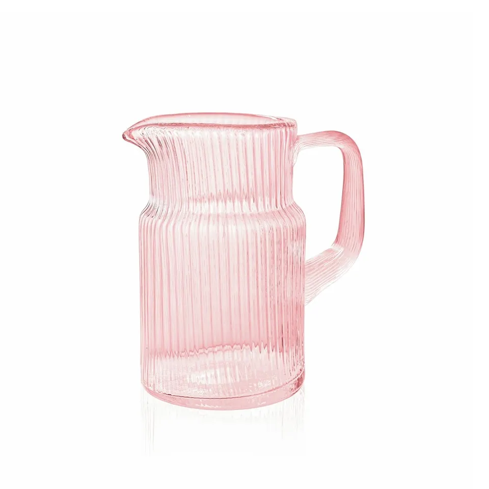klimchi-ethel-rosaline-carafe-en-verre-c-tel-rose image 1