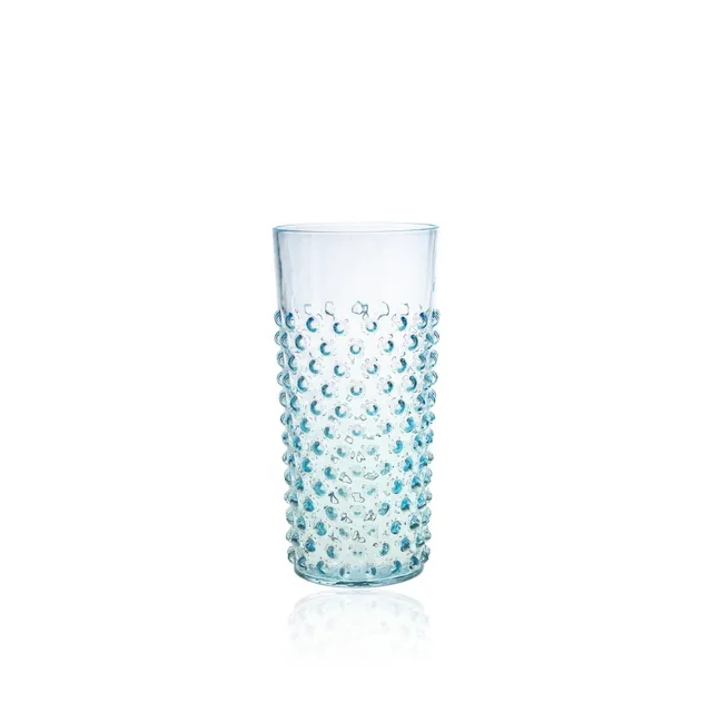 klimchi-hobnail-verre-haut-azure-200-ml-l-unit image 1