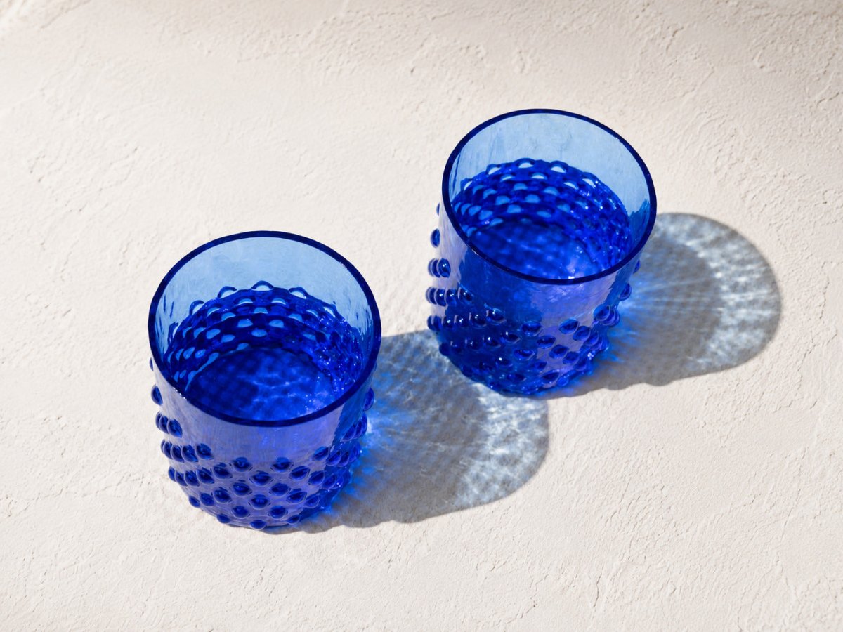 klimchi-hobnail-verre-whisky-bleu-lectrique-l-unit image 7