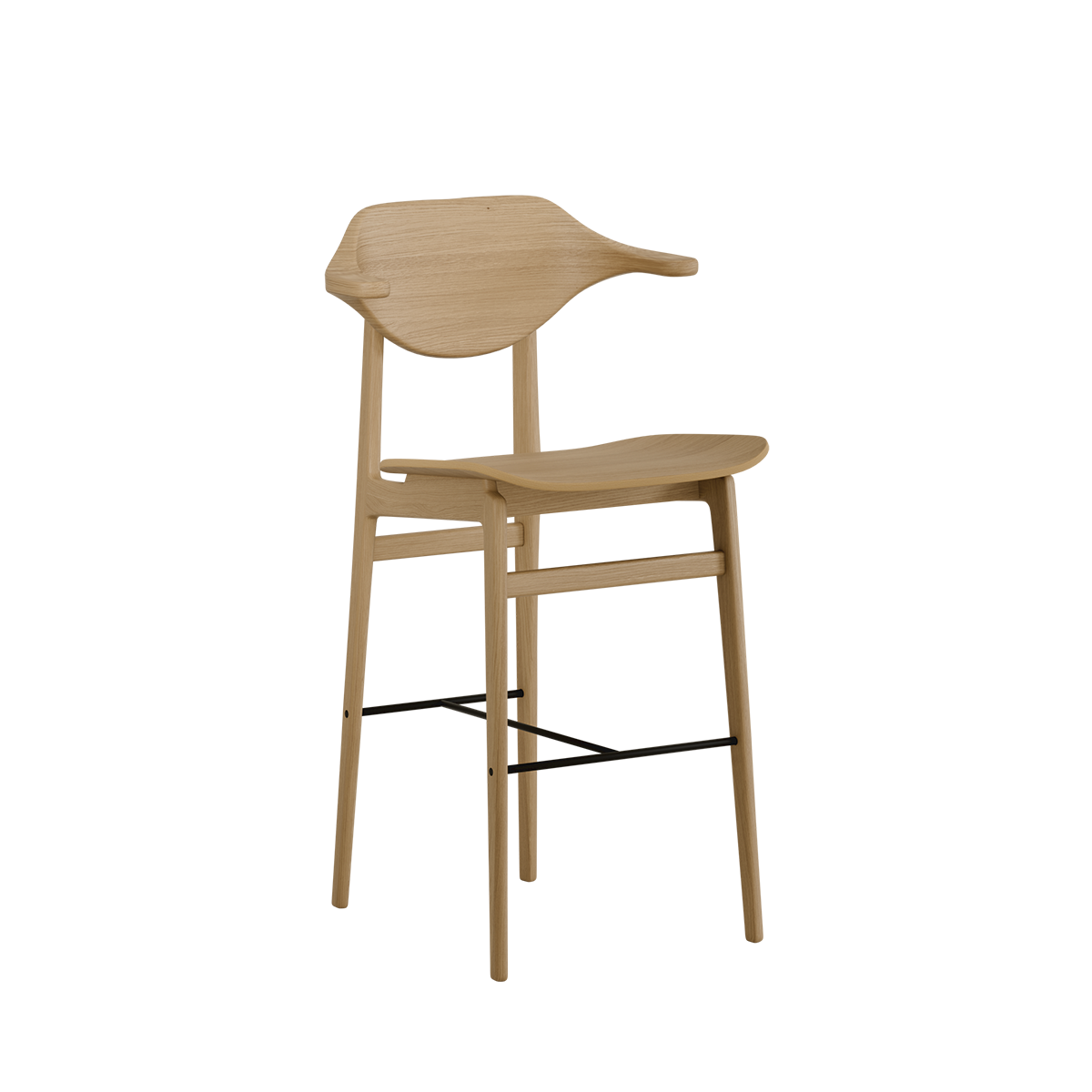norr11-bufala-tabouret-de-bar-ch-ne-h65-sans-housse image 2
