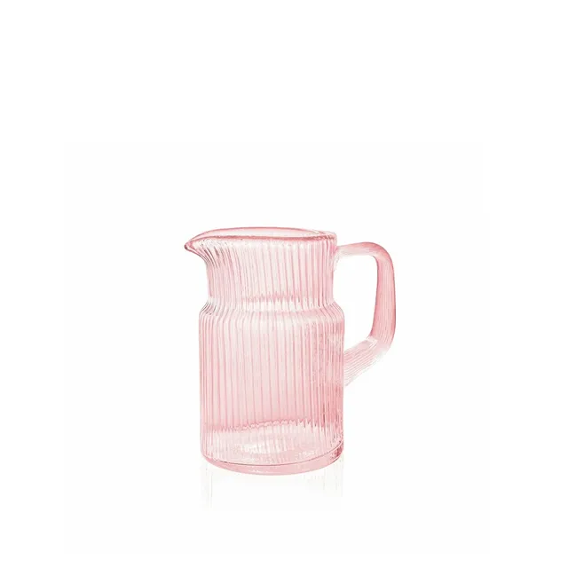 klimchi-ethel-petit-pichet-rosaline-rose-en-verre image 1