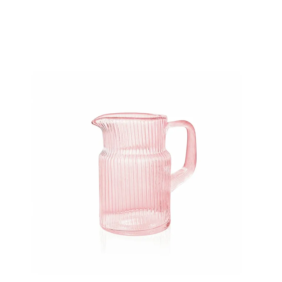 klimchi-ethel-petit-pichet-rosaline-rose-en-verre image 1