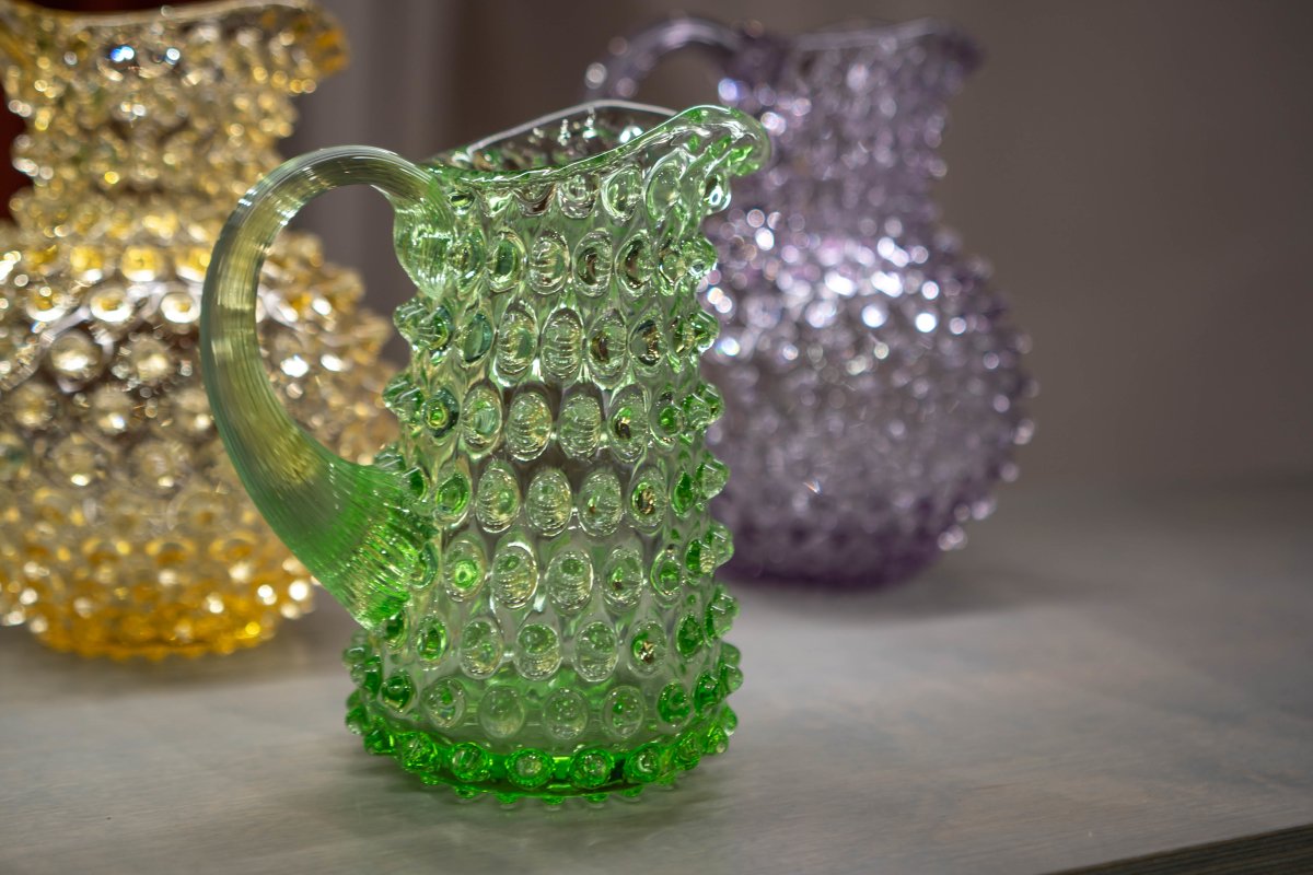 klimchi-hobnail-light-green-mini-pichet-vert-350-ml image 5