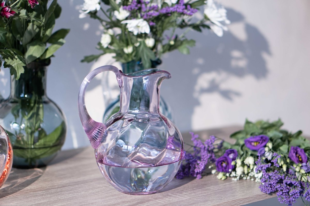 klimchi-marika-carafe-lilac-2-l-verre-lilas image 2