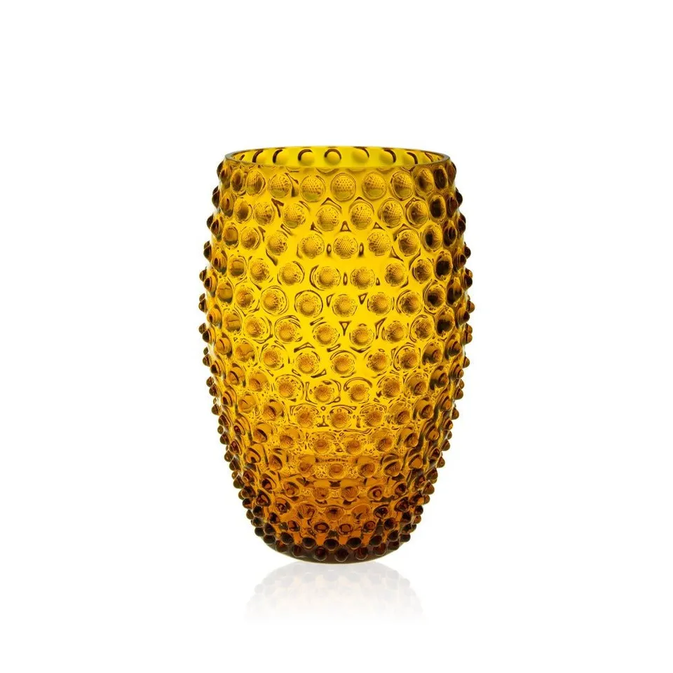 klimchi-hobnail-vase-ovale-ambr-cristal image 1