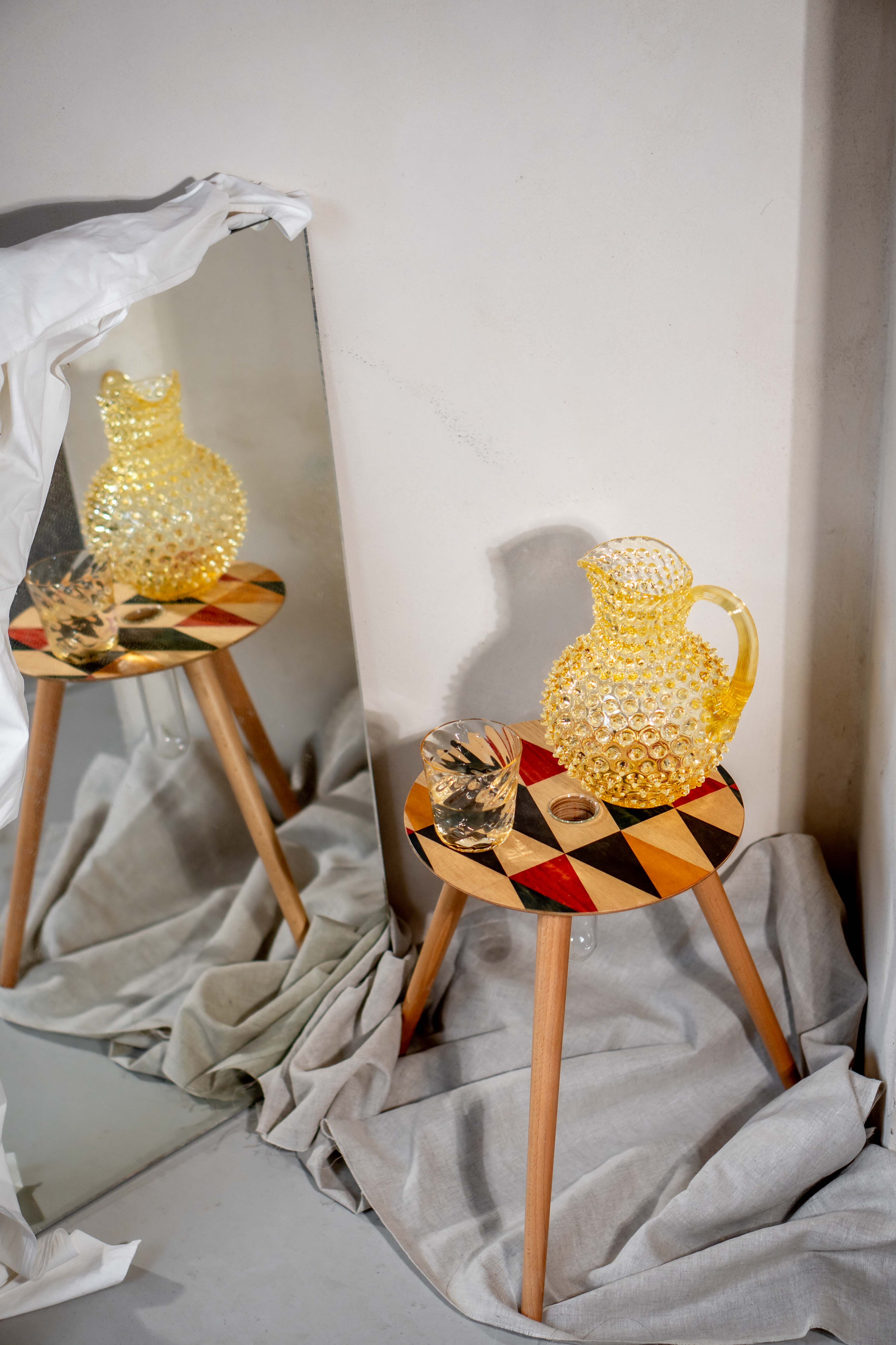 klimchi-hobnail-carafe-citrine-2-l-jaune image 6