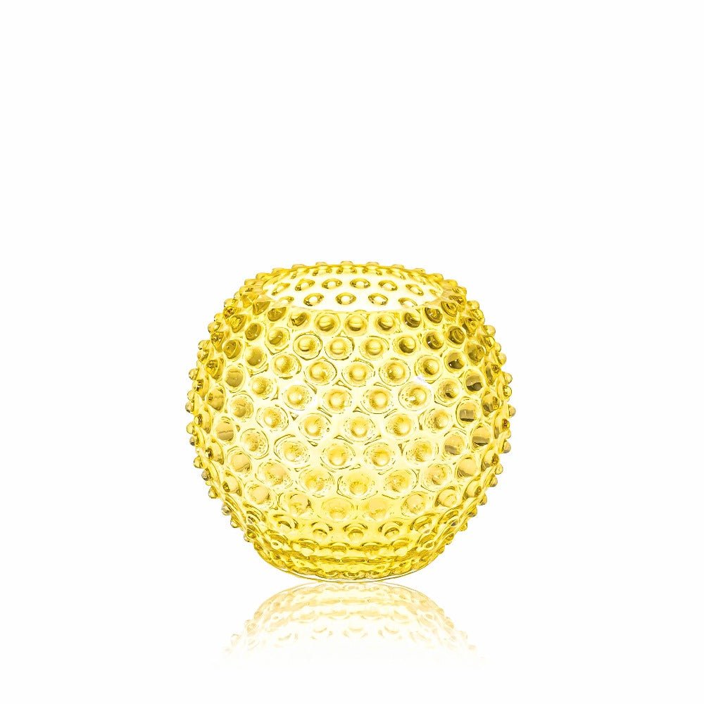 klimchi-hobnail-citrine-vase-rond-jaune-citrine-petit image 1