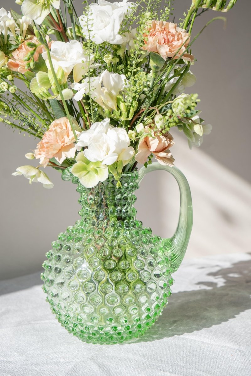 klimchi-hobnail-carafe-2-l-vert-clair-2000-ml image 3