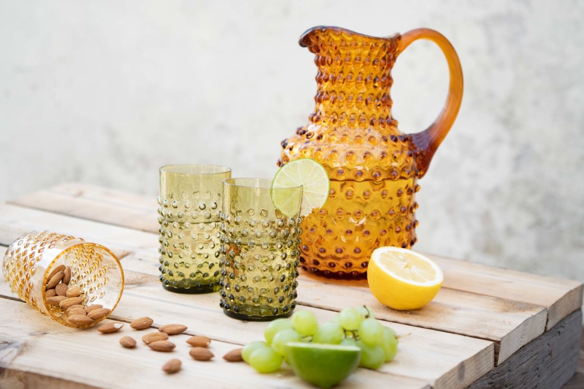 klimchi-hobnail-carafe-carr-e-ambre-2-l image 2