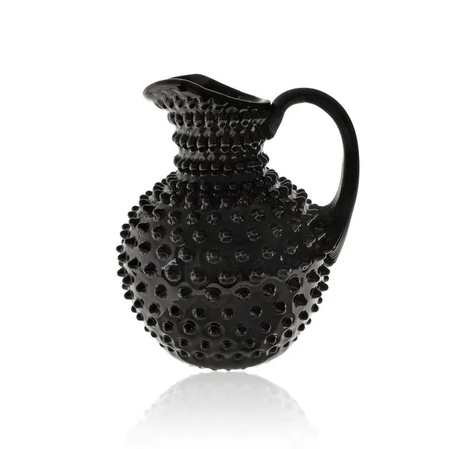 klimchi-hobnail-carafe-noire-2-l-cristal image 1