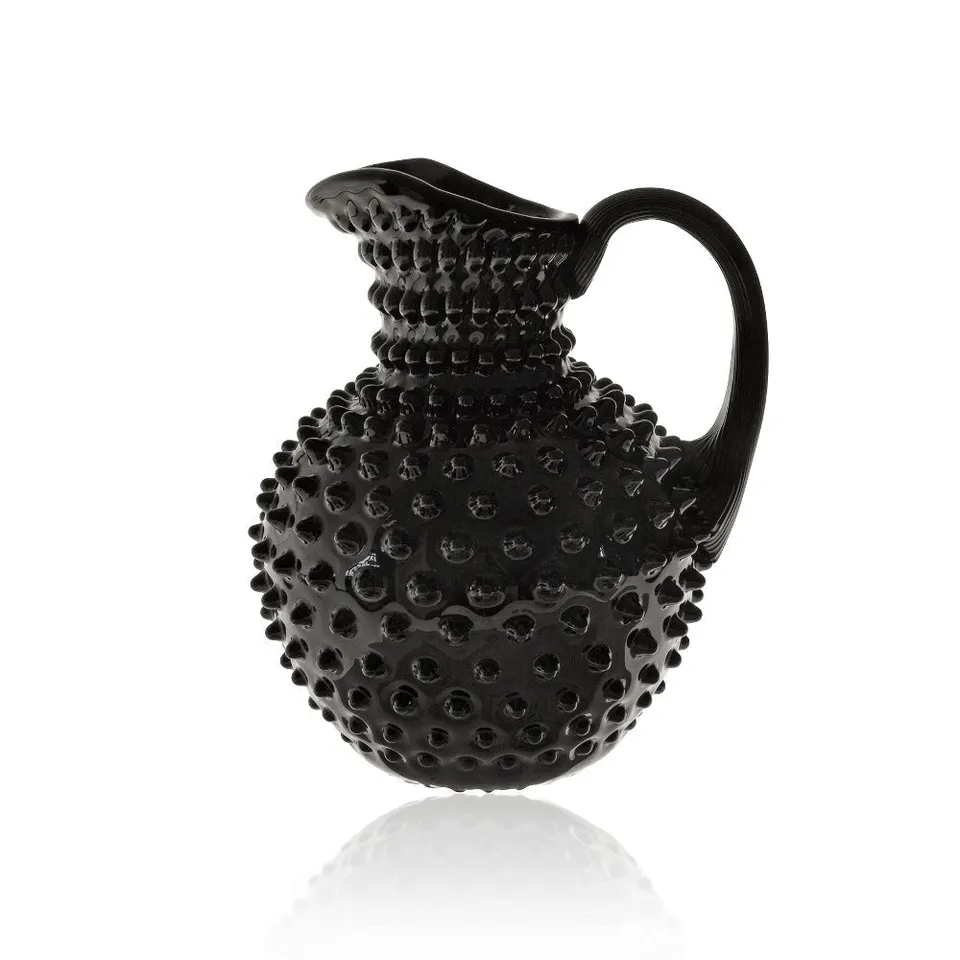 klimchi-hobnail-carafe-noire-2-l-cristal image 1
