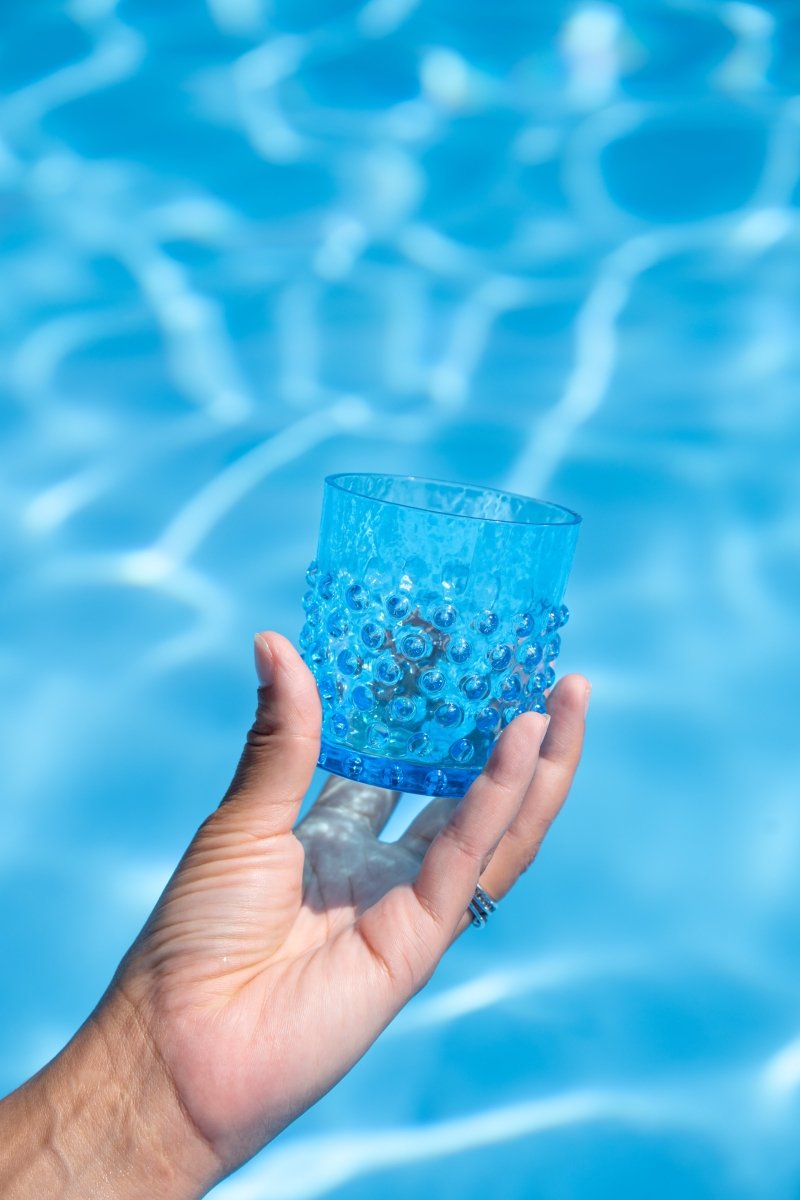 klimchi-hobnail-azure-verre-whisky-bleu-150-ml image 2