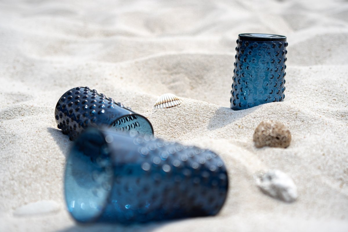 klimchi-hobnail-royal-blue-verre-bleu-seul image 3