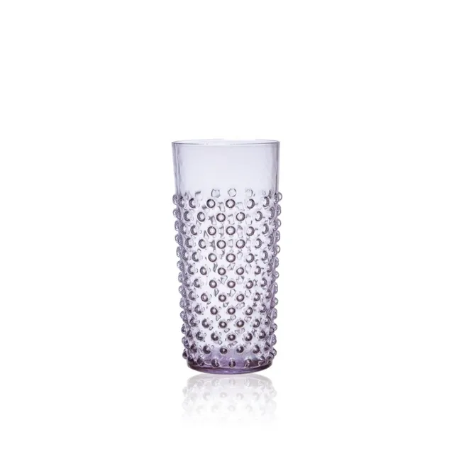 klimchi-hobnail-verre-haut-lilas-400-ml-l-unit image 1