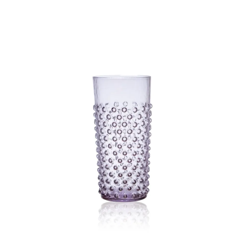 klimchi-hobnail-verre-haut-lilas-400-ml-l-unit image 1