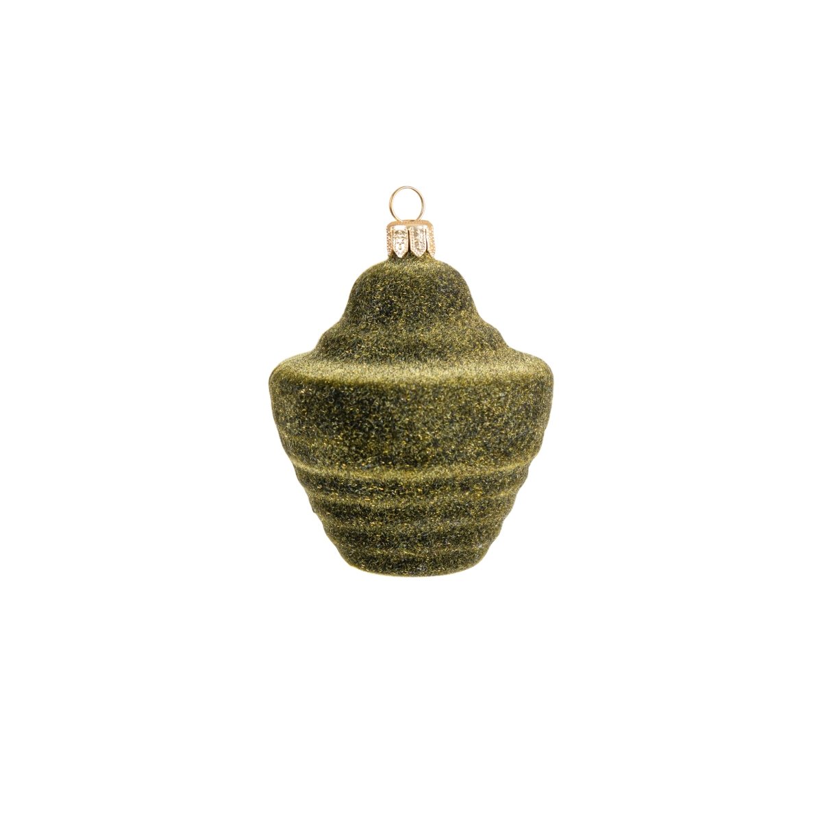 klimchi-ornaments-boule-no-l-moss-diamond-champagne image 1