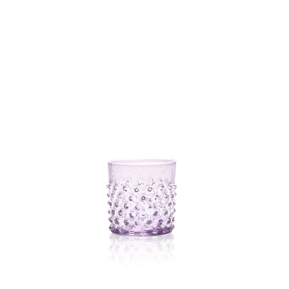 klimchi-hobnail-lilac-verres-whisky-lot-150-ml-lilas image 1