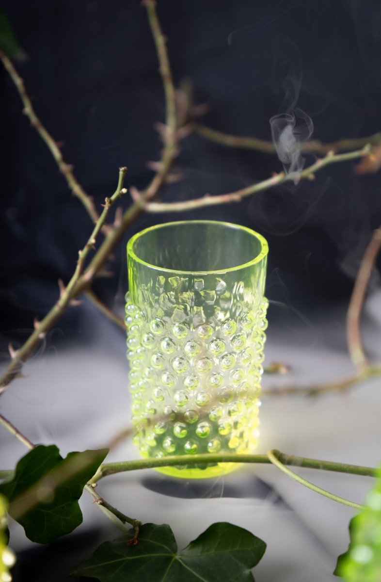 klimchi-hobnail-verre-citrine-n-on-jaune-200-ml image 6