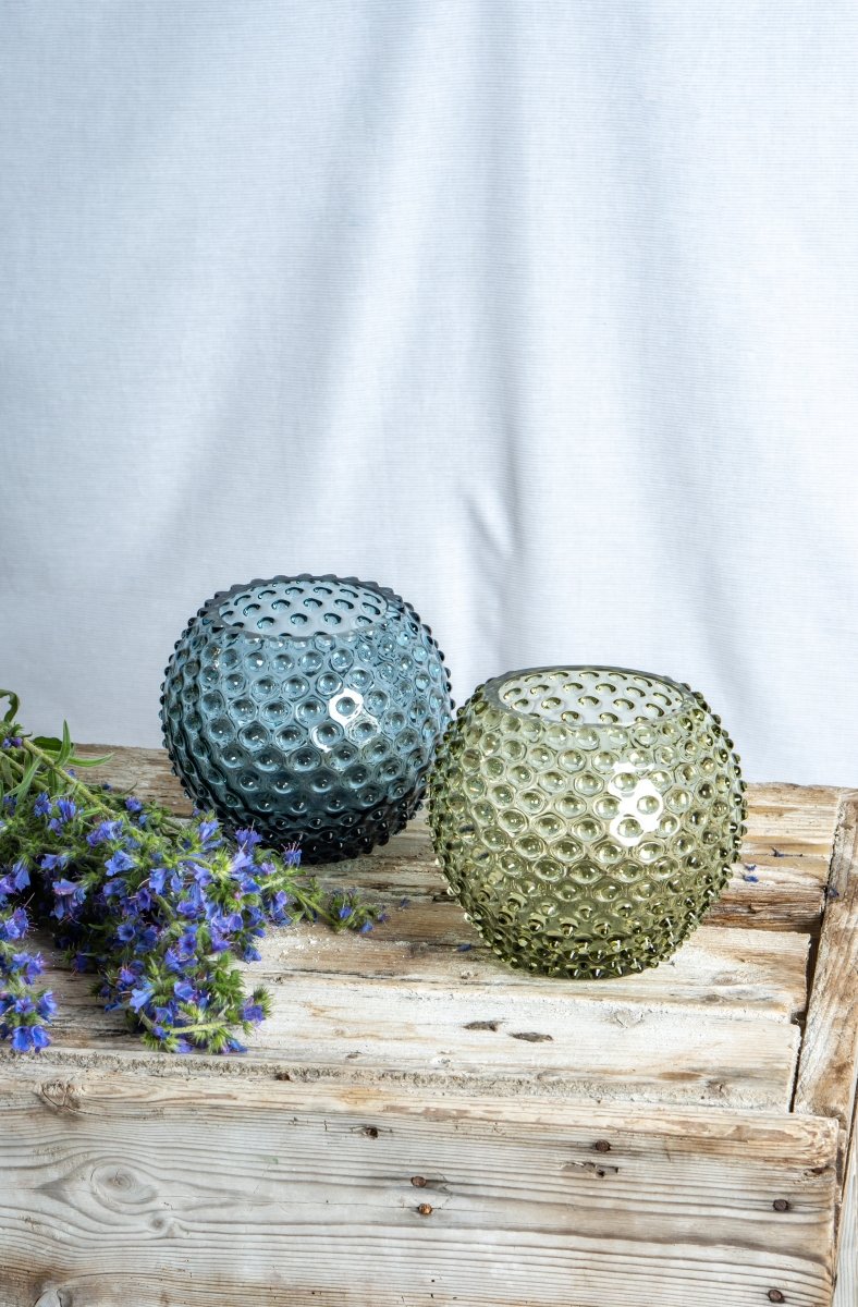 klimchi-hobnail-olive-vase-boule-vert-olive-petit image 2