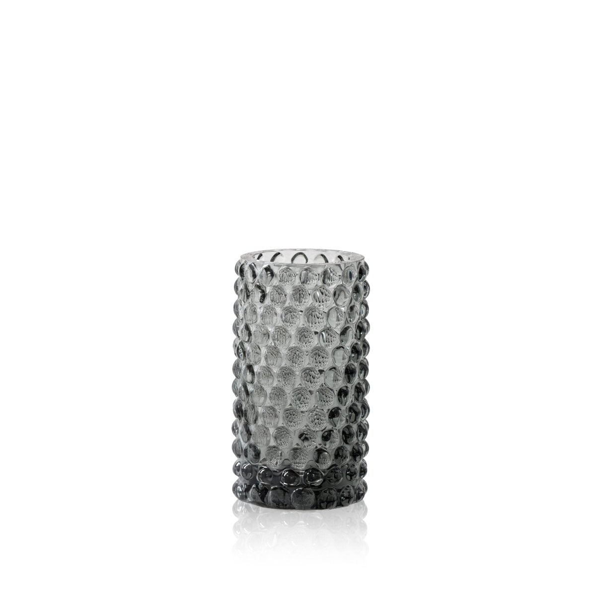 klimchi-hobnail-soliflore-verre-gris-smoke-l-unit image 1