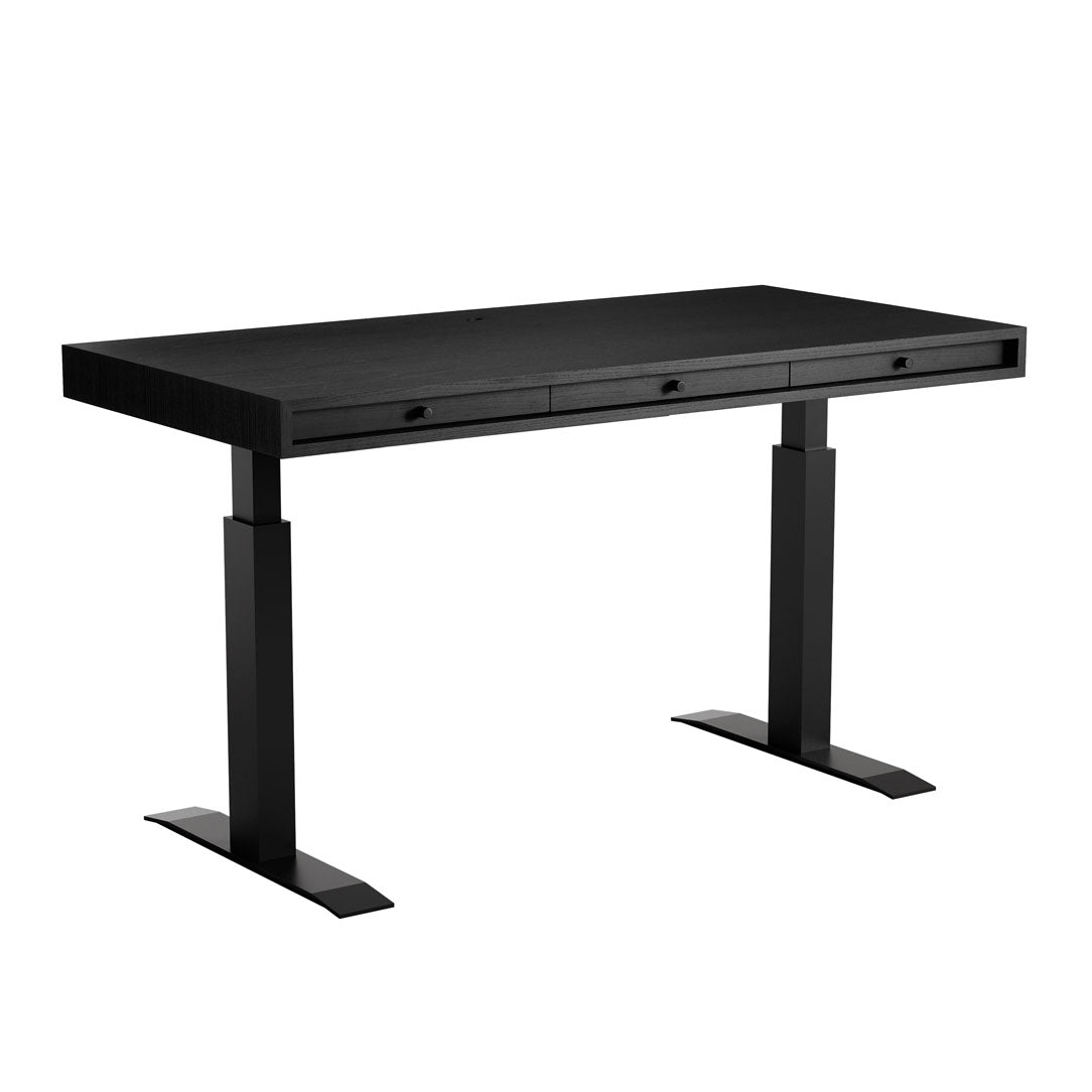 norr-11-jfk-home-desk-bureau-fr-ne-black-ash-3-tiroirs image 4