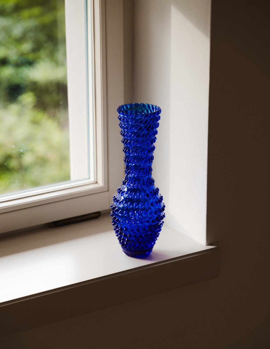 klimchi-fugu-vase-en-verre-bleu-lectrique image 6