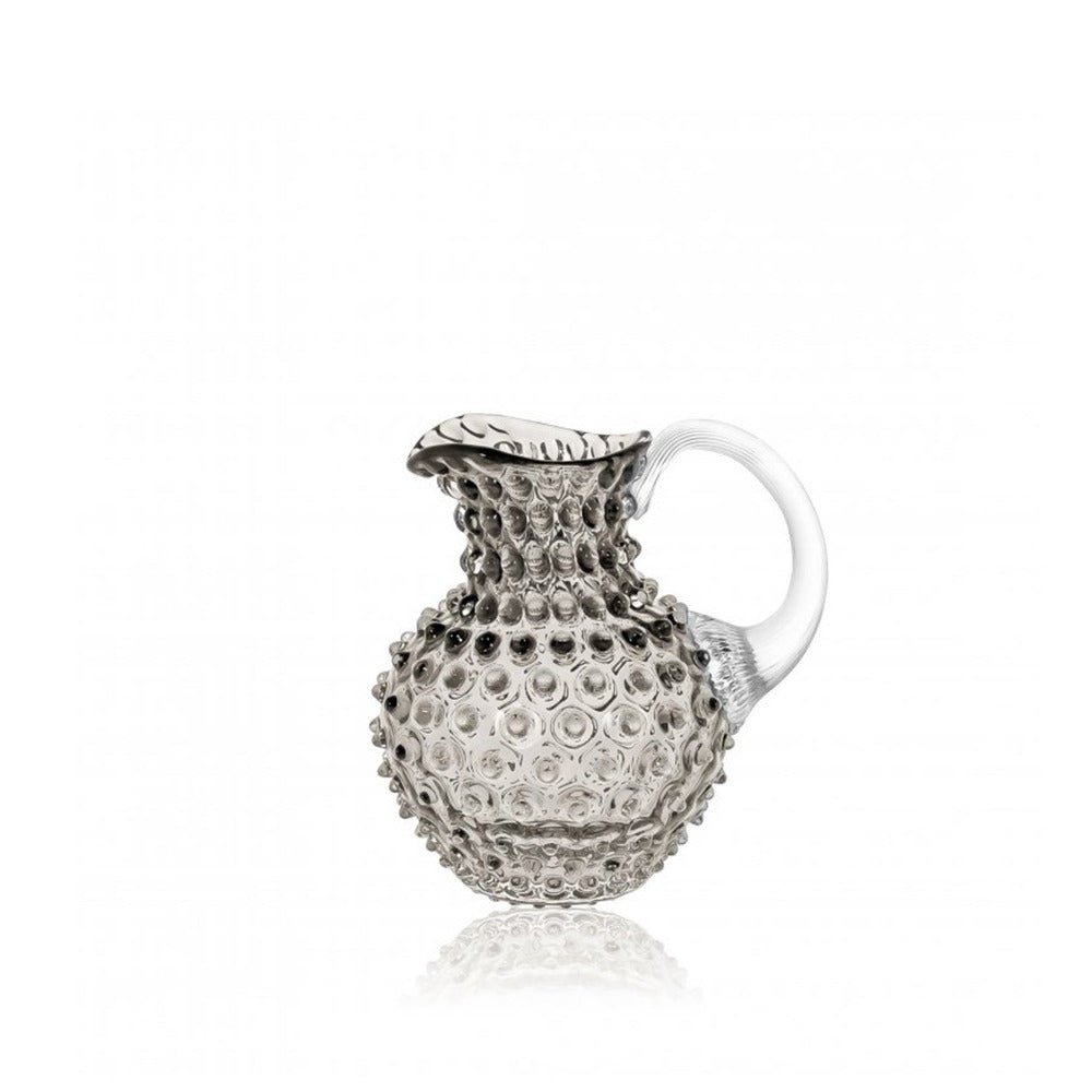 klimchi-hobnail-black-smoke-petite-carafe-verre-1-l image 1