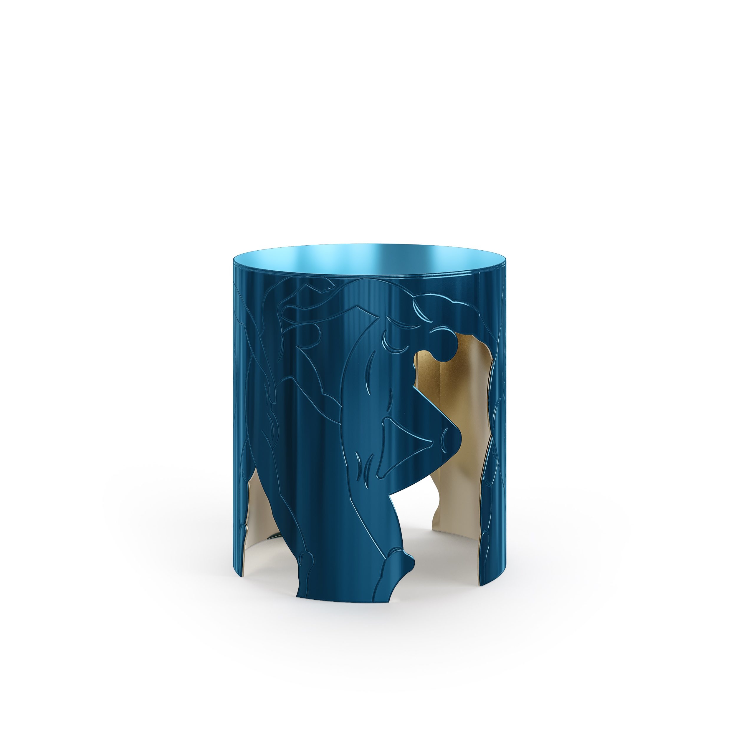 bablanc-la-dance-table-d-appoint-ronde-m-tal image 1