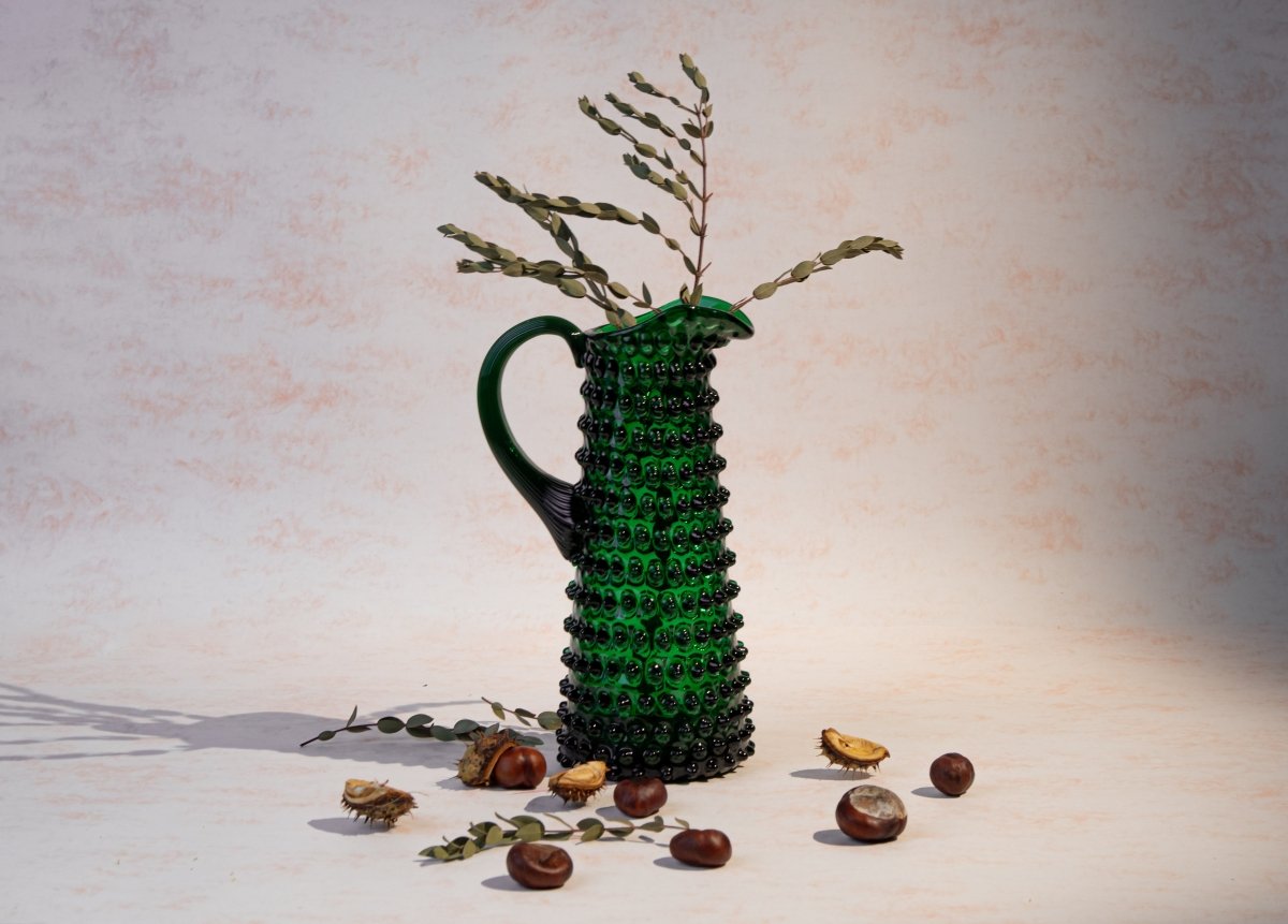 klimchi-hobnail-pichet-vert-fonc-1-l-cristal image 3