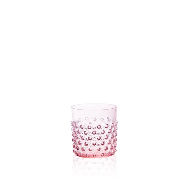 klimchi-hobnail-rosaline-verre-whisky-150-ml-lot-de-2 image 1