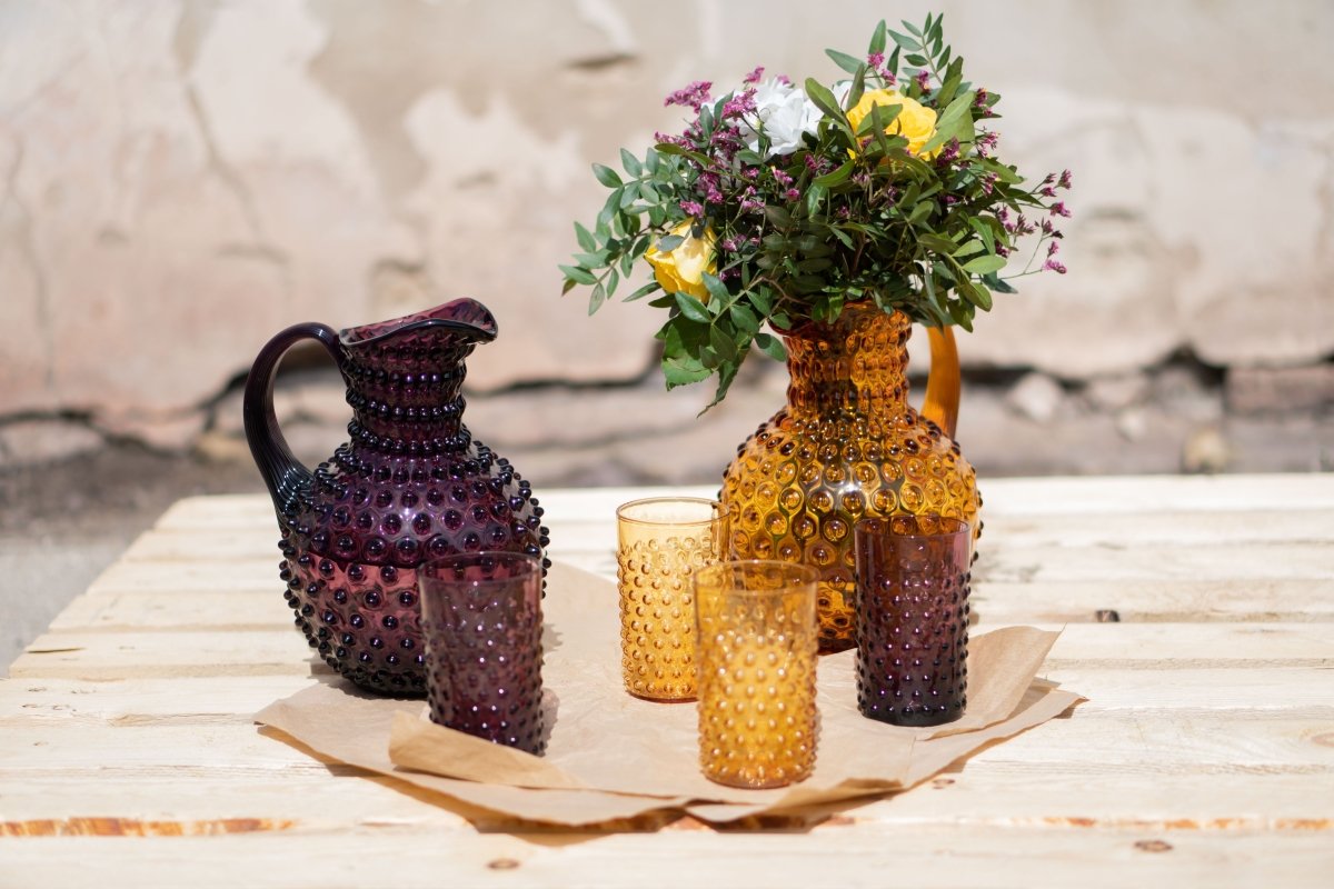 klimchi-hobnail-violet-verre-tumbler-l-unit-meraude image 4
