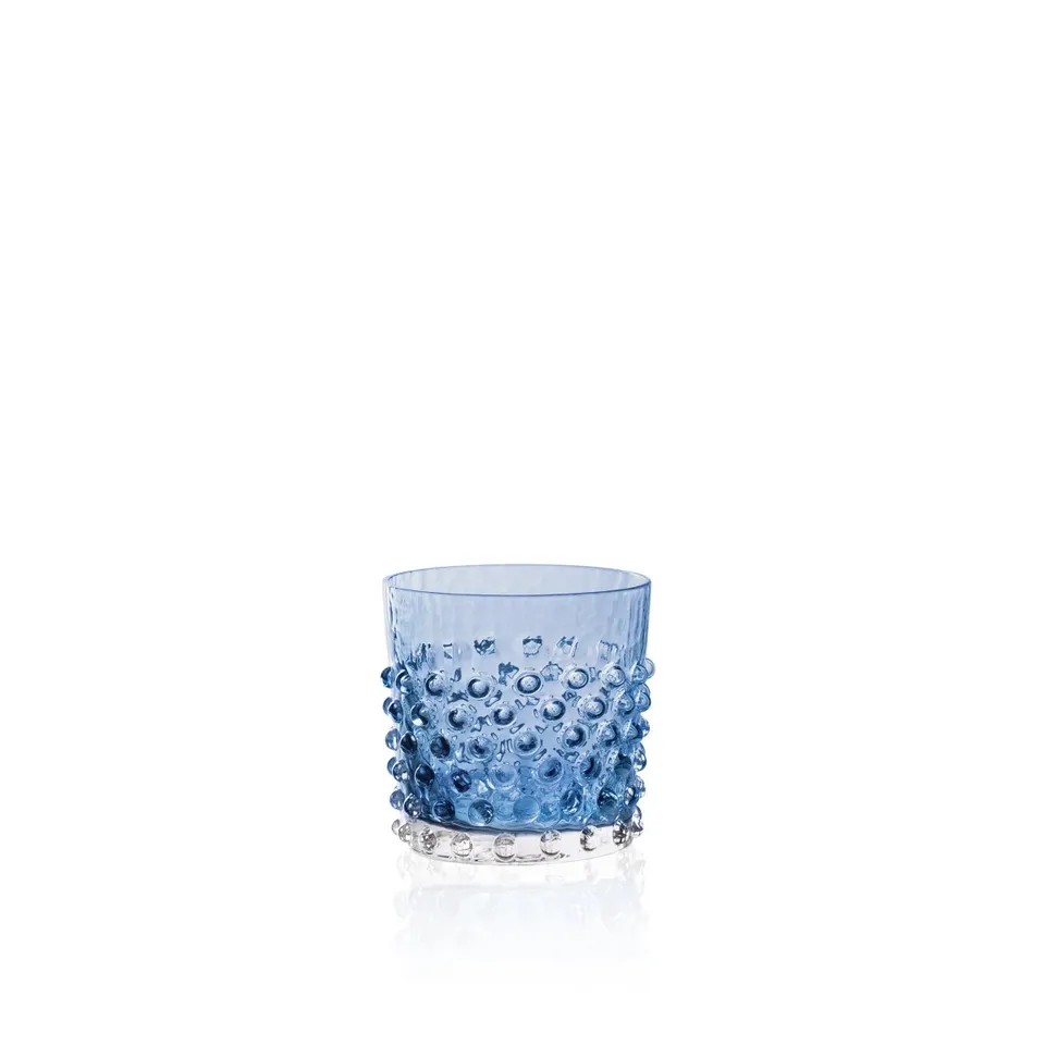 klimchi-hobnail-verre-whisky-blue-smoke-150-ml image 1