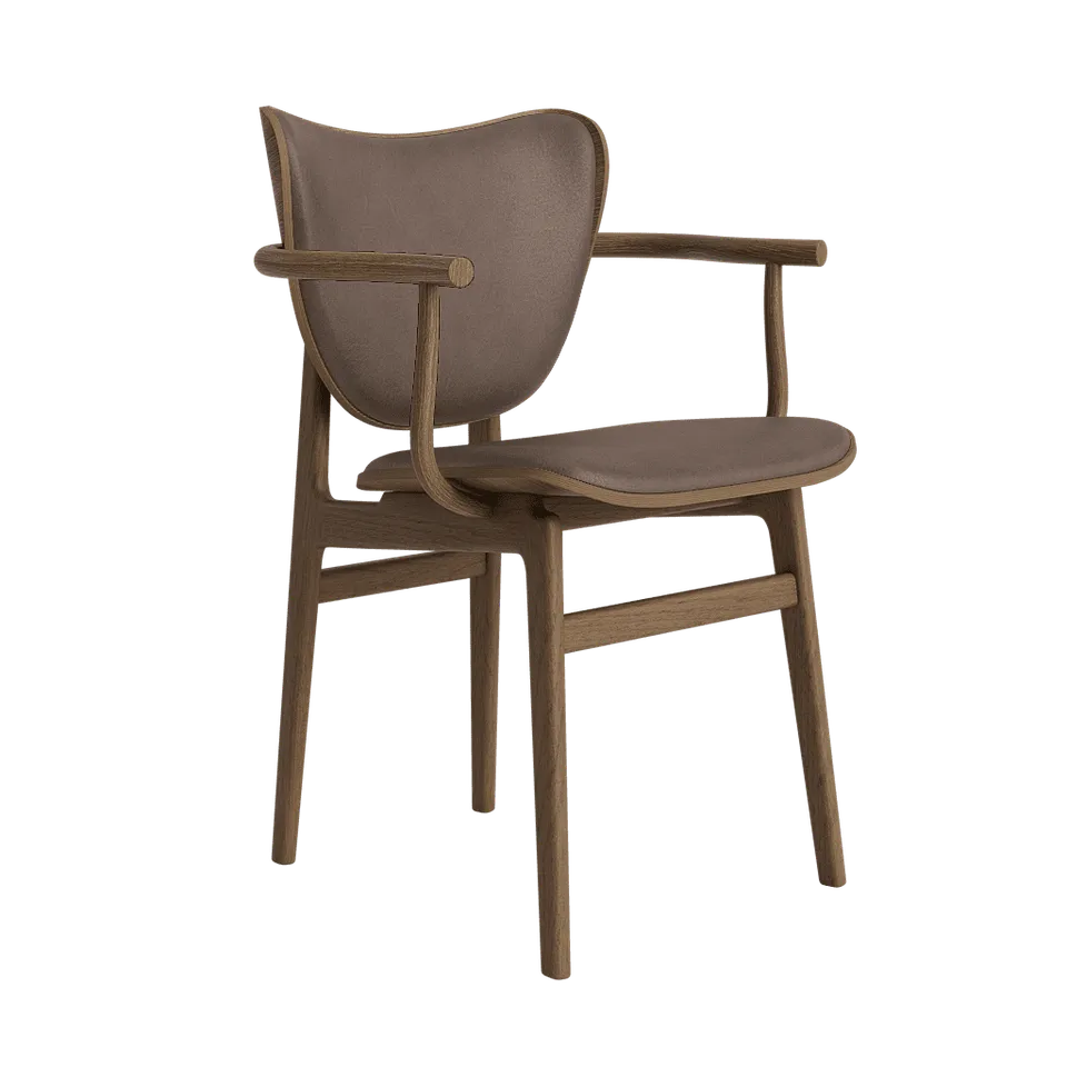 norr11-elephant-chaise-accoudoirs-ch-ne-tissu-camel image 1