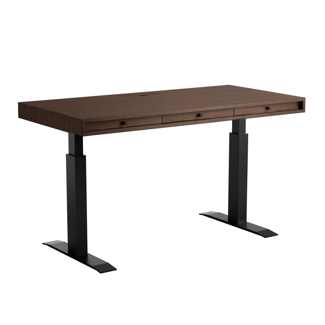 norr-11-jfk-home-desk-bureau-fr-ne-black-ash-3-tiroirs image 5