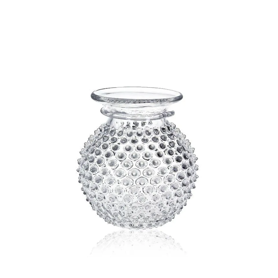 klimchi-hobnail-vase-col-cristal-transparent image 1