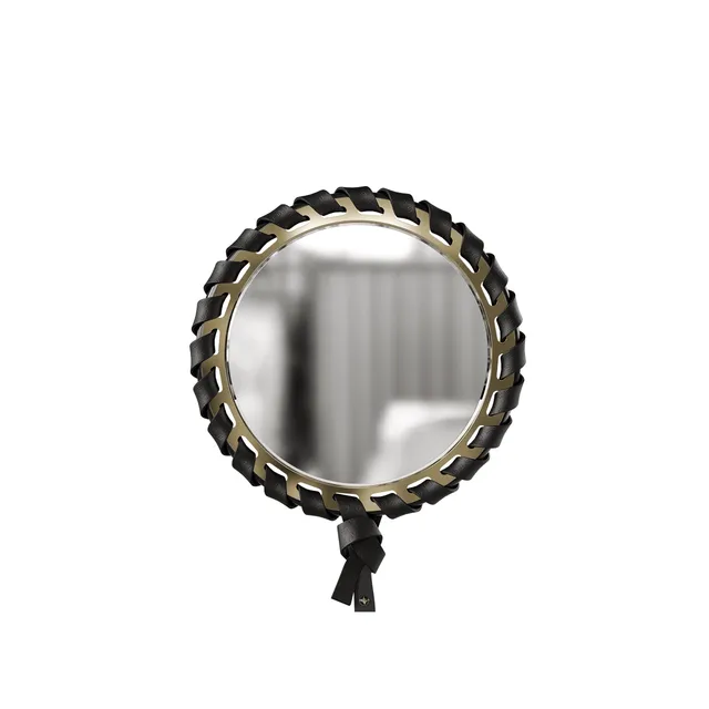 bablanc-crown-miroir-mural-rond-design image 1
