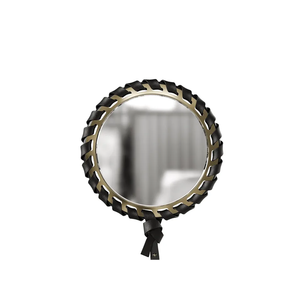 bablanc-crown-miroir-mural-rond-design image 1
