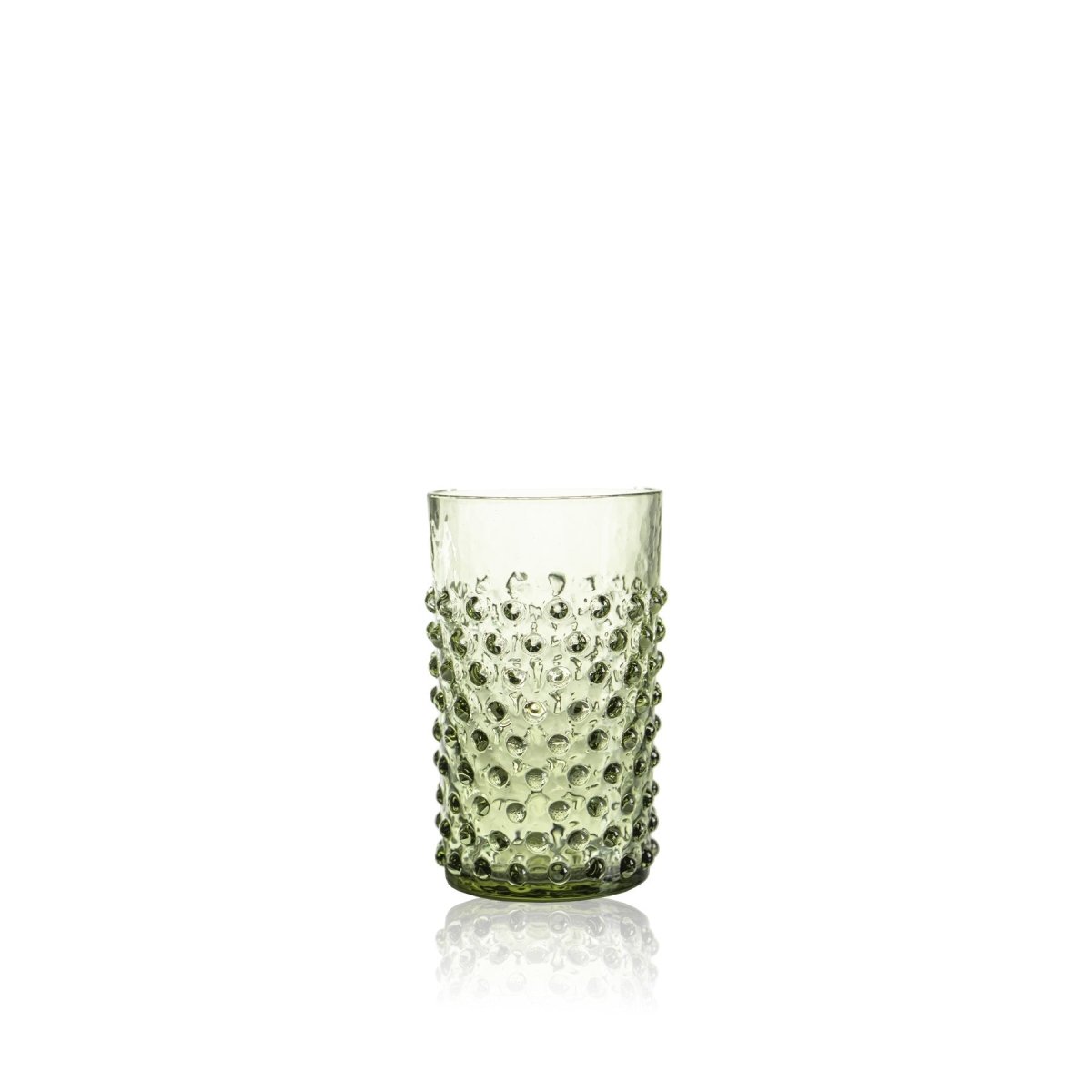 klimchi-hobnail-verre-vert-olive-200-ml-l-unit image 1