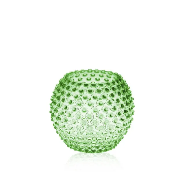 klimchi-hobnail-vase-boule-vert-clair-petit-mod-le-cristal image 1