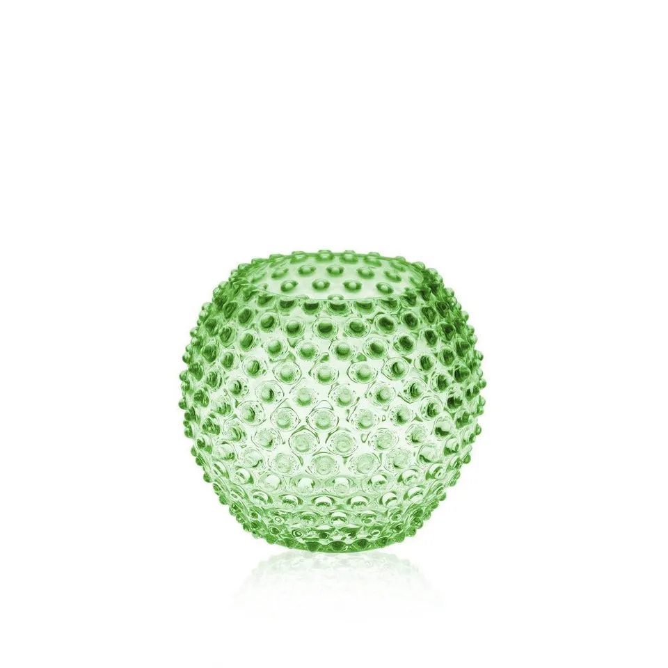 klimchi-hobnail-vase-boule-vert-clair-petit-mod-le-cristal image 1