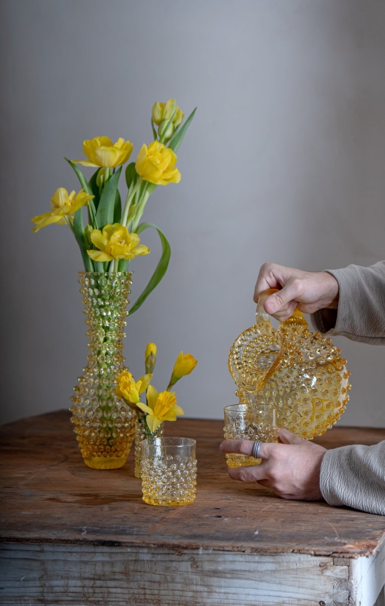 klimchi-hobnail-citrine-verre-whisky-150-ml image 5