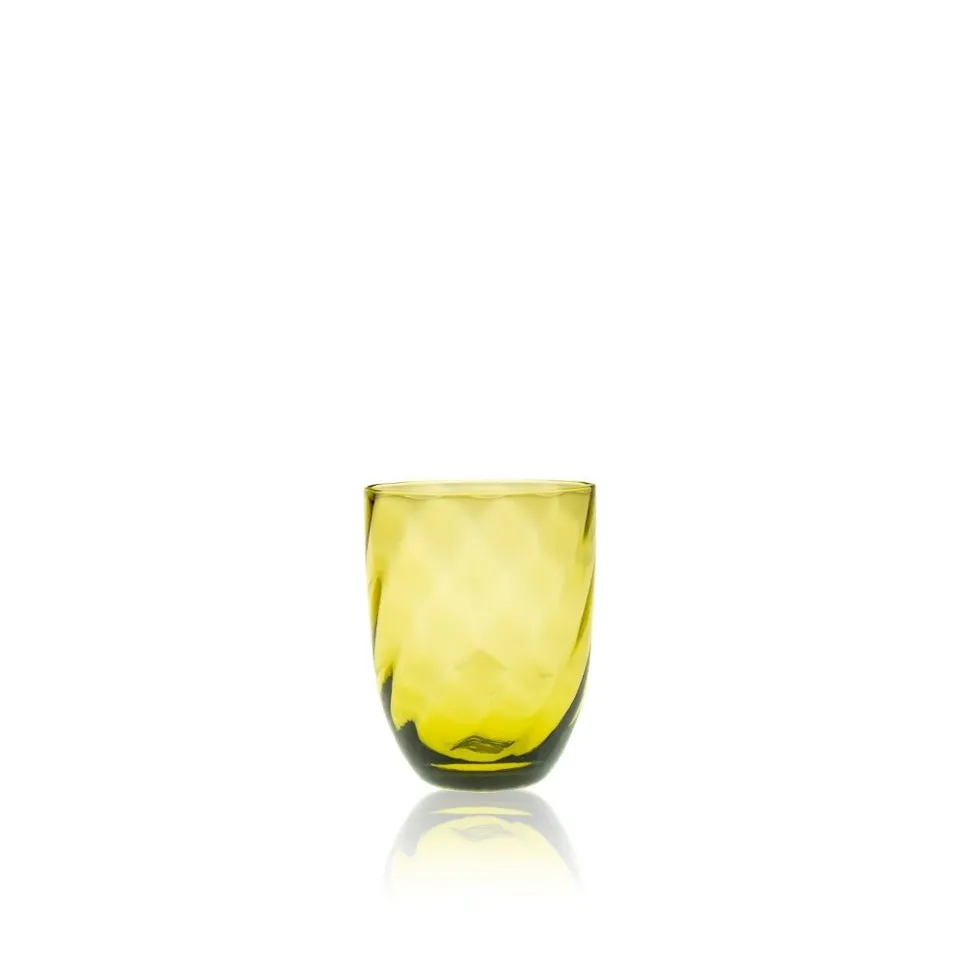 klimchi-marika-verre-eau-vert-bonsa-cristal-bouche-souffl image 1