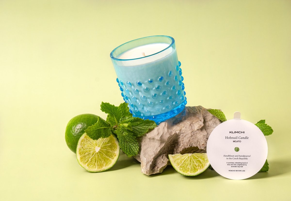 klimchi-hobnail-bougie-mojito-cire-soja-menthe-citron-vert image 3